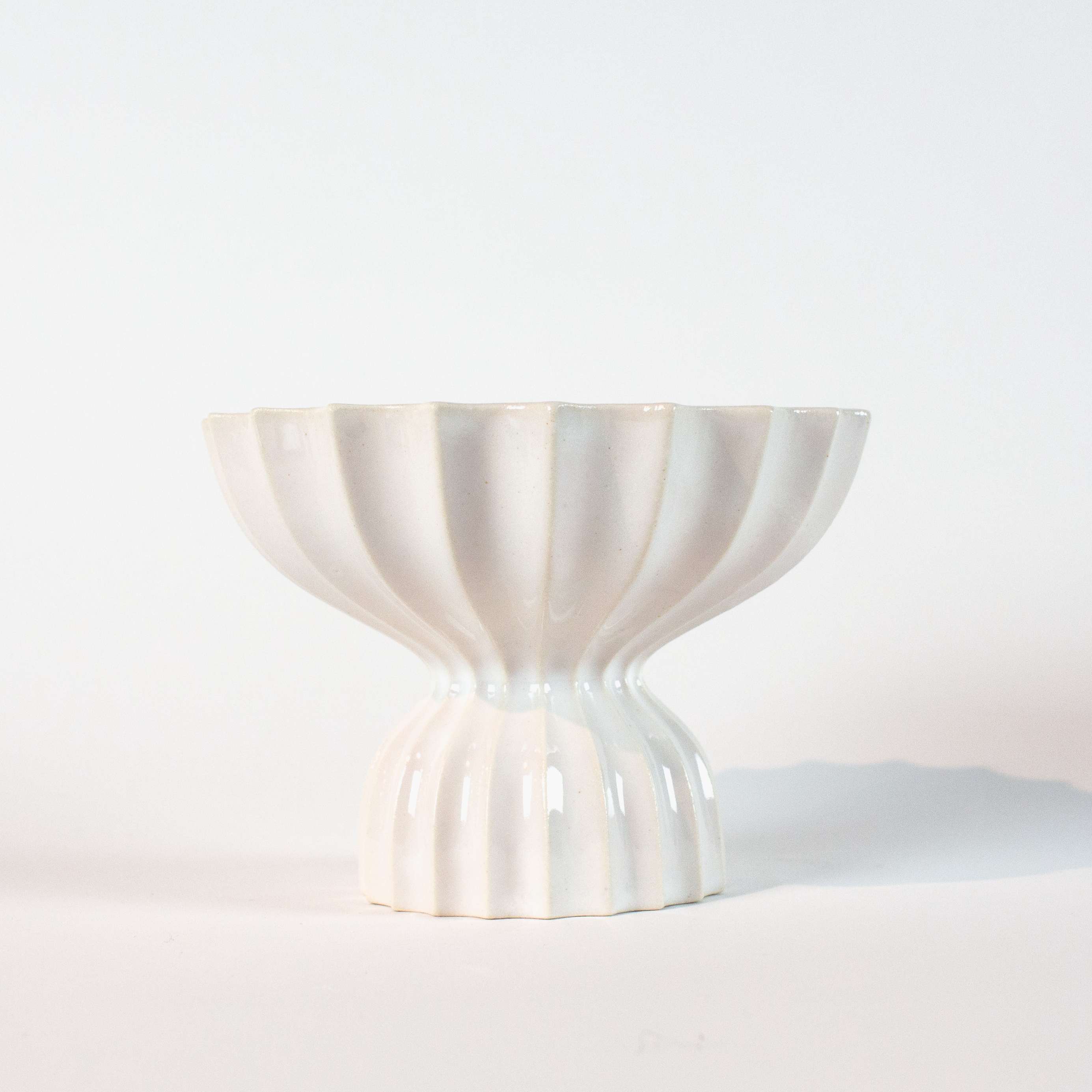 Fluted Compote Bowl