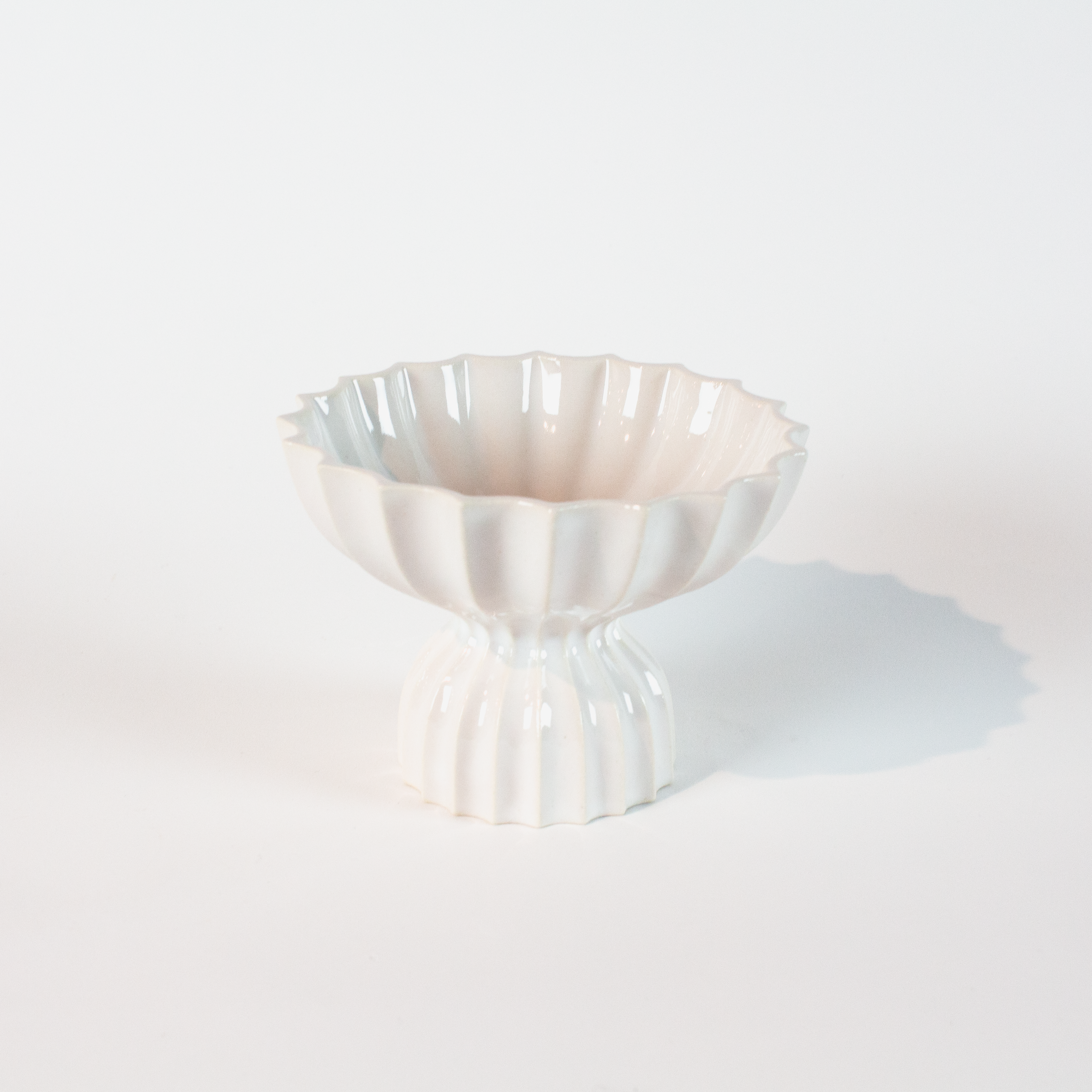 Fluted Compote Bowl